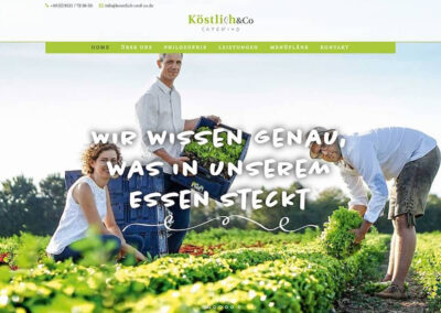 Köstlich & Co. – Website