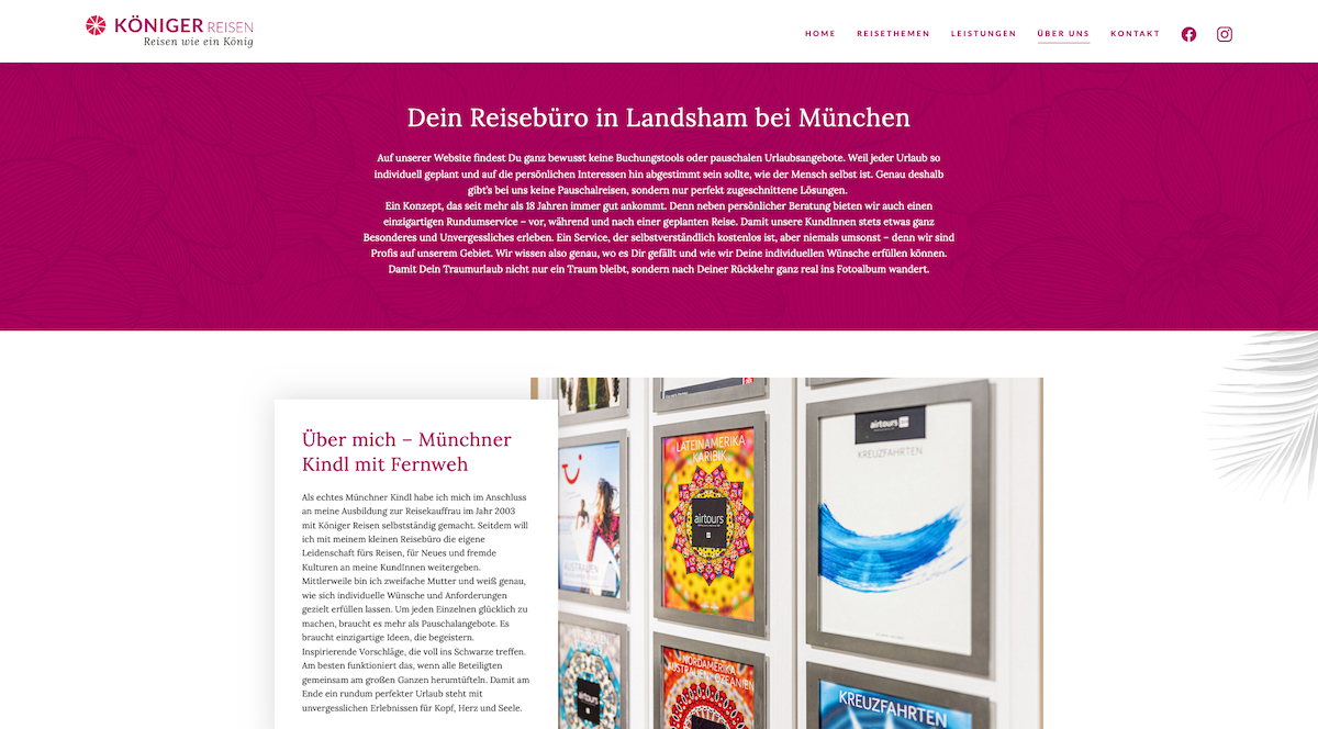 Königer Reisen - Website