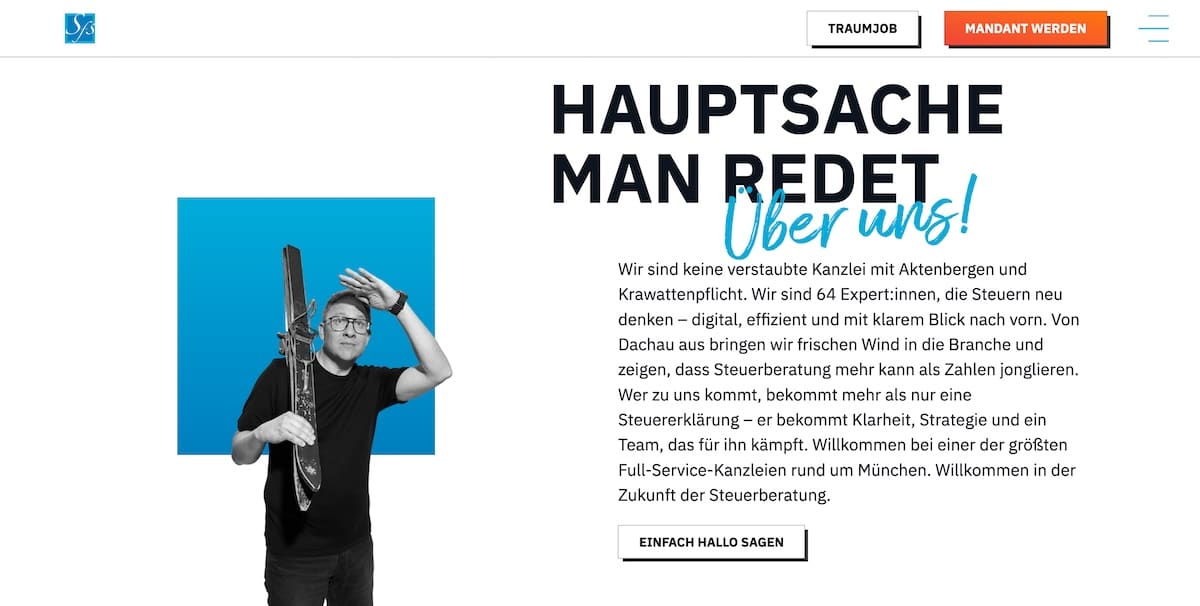 SFS Steuerkanzlei - Website Relaunch