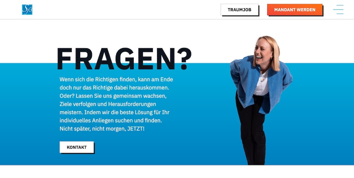 SFS Steuerkanzlei - Website Relaunch