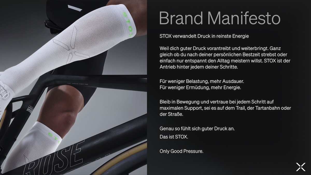 STOX energy socks - Brandbook / Lokalisation